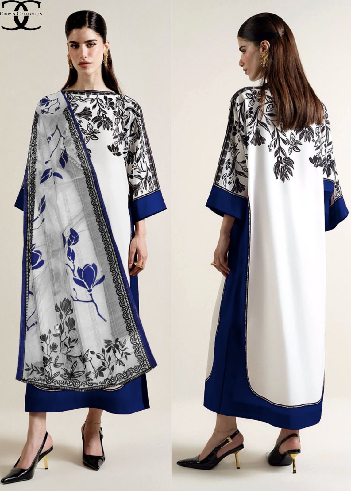 MOST TRENDING BUTTERFLY KAFTAN 3PIECE