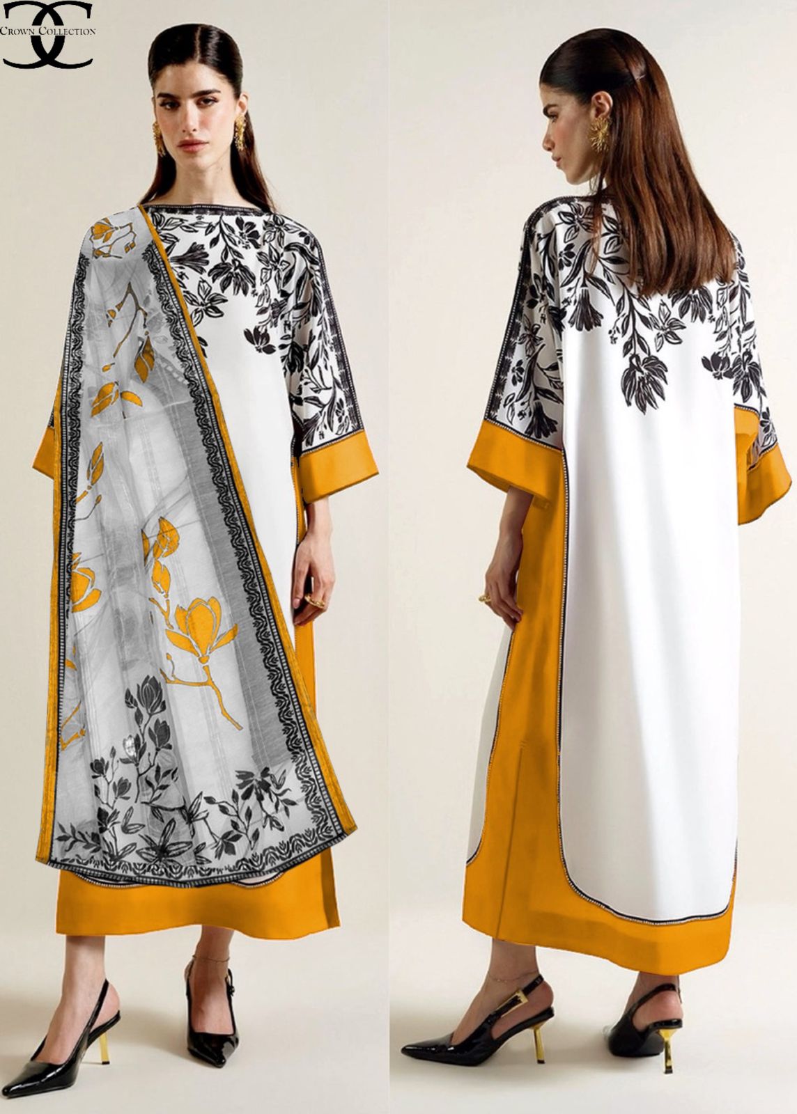 MOST TRENDING BUTTERFLY KAFTAN 3PIECE