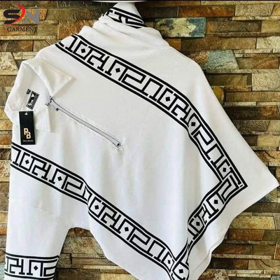Printed zipped  Style collor Tshirt